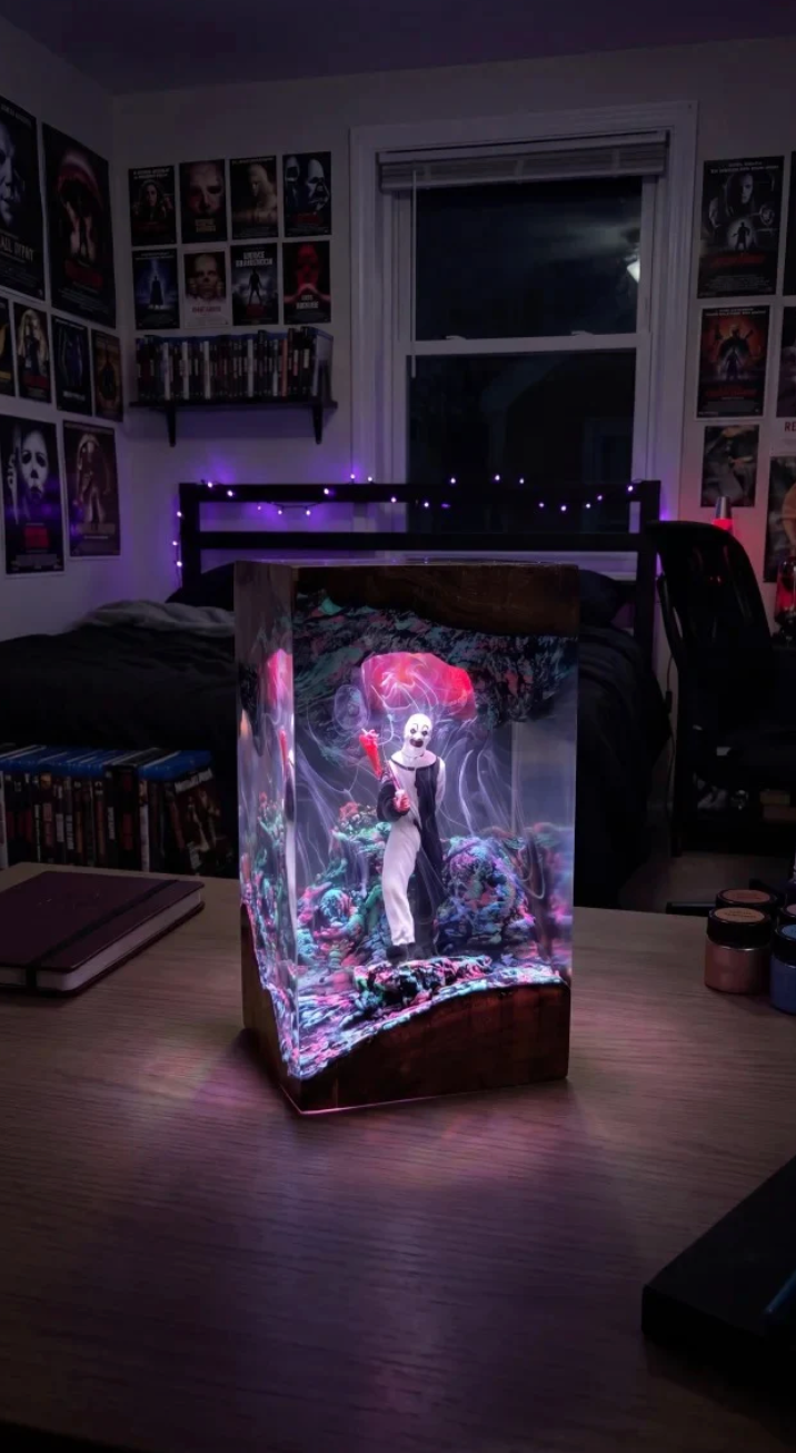 Horror Resin Lamps