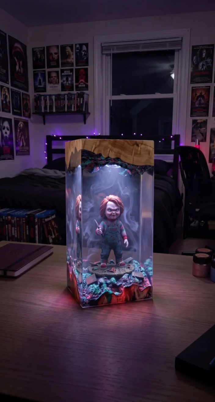 Horror Resin Lamps