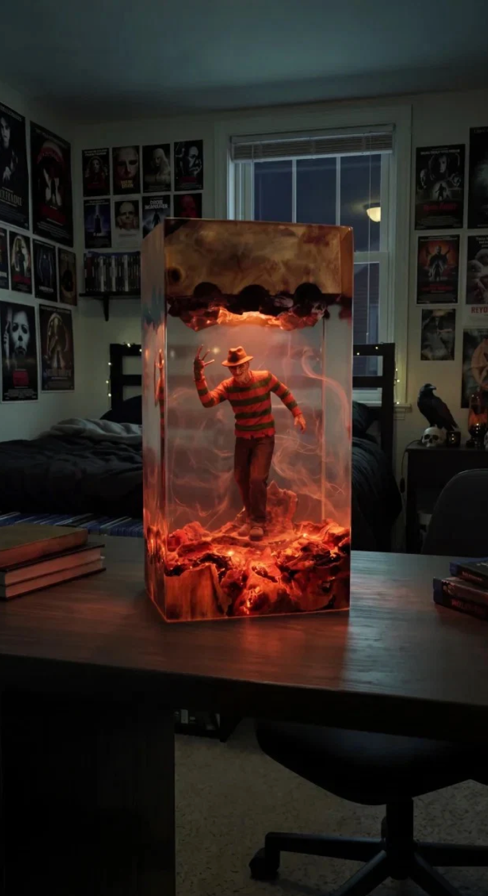 Horror Resin Lamps
