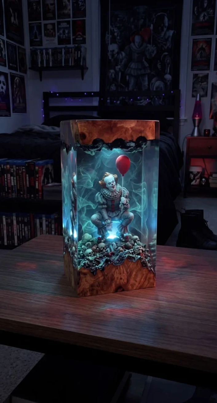 Horror Resin Lamps