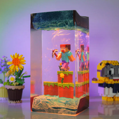 Steve Resin Lamp